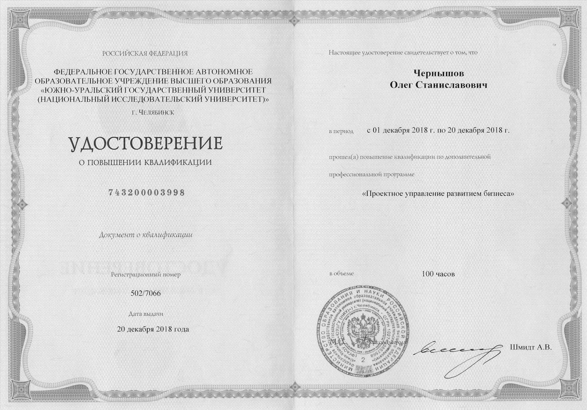 Проектное управление развитием бизнеса